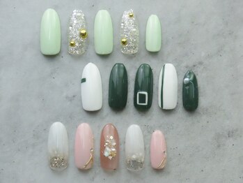 アーモネイル 札幌(Amo Nail)の写真/自爪の形でお悩みの方に！長さ出しでより美しい指先に♪フォルム等もベテランネイリストがカウンセリング♪