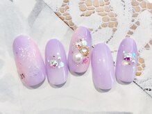 ムーネイル(mou nail)/お上品パステルカラー
