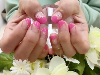プルミエ ネイル(Premier Nail)/さくらネイル★斜めフレンチ