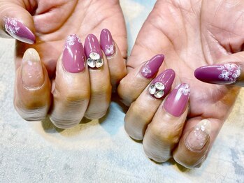 レアレアネイル(Lealeanail)/【パラジェル】フラワーデザイン