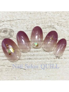 ネイルサロン クイル(QUILL)/８月ちょこっとアート（１）