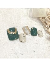 チャンプ 花園店(Champ)/【フットネイル】秋定額デザイン