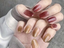 ワンカラーネイル くすみカラー