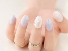 エムスラッシュ ネイル センター北店(M.SLASH)/ぷっくりフラワーネイル