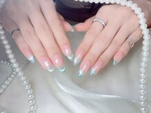 スノーネイルサロン 新宿店(Snow nail salon)/マグネットフレンチ