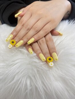 スカルプワンカラーひまわり