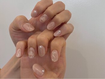 シェリーラメール 渋谷(cherielamer)/ぷくぷくマグネットネイル