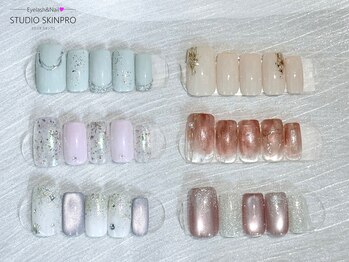 スタジオ スキンプロ(STUDIO SKINPRO)の写真/【アート2本付¥3980~☆】デザイン多数♪丁寧なカウンセリング&技術で仕上がりやモチ◎人気のフィルインも◎