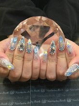 エスフィーネイルサロン ブリーユ(Esfy nailsalon Brille)/ストーンキラキラ冬ネイル