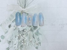 ネイルサロン&スクール ジーナ(GINA)/さわやかブルーネイル