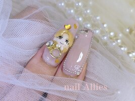 推し3Dネイル