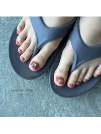 フット２本アート