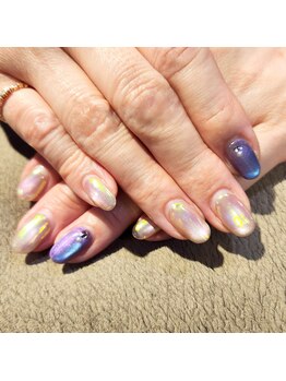 【うるぷるネイル×パープル】