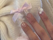 ジェミーネイル エビス(Jemiy nail ebisu)/レースフレンチバラガーリー