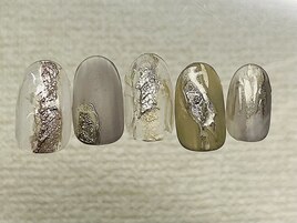 冬ネイル/バレンタイン