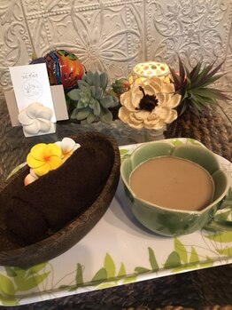 つむぎのて/施術後ドリンク♪