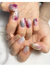 チグハグマーブルネイル