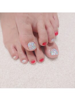 ルアホアノ(luahoano)/フット ジェルワンカラ&キラキラ