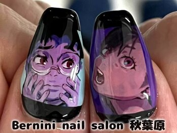 秋葉原ネイル/手描きネイル/銀座