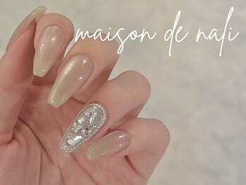 メゾン ド ナリ(maison de NALI)の写真/持ち込み再現度◎経験豊富なベテランネイリストによる【90分持ち込みフリーアート】で自分好みの爪先に◇