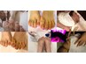 足の自爪ケア&美容液導入自爪育成＆光爪母基活性ケア+ヘッドスパ100分7680円