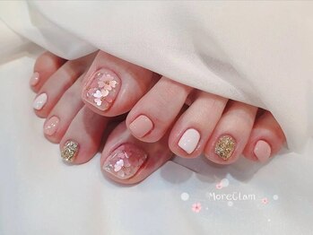 モアグラム 池袋東口店(More Glam)/春夏/フットネイル定額ネイル