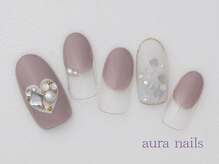 アウラネイルズ(aura nails)/☆ハンドデザインコース　¥8800
