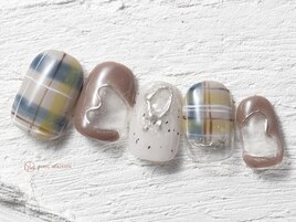 チェックストライプ￥10285