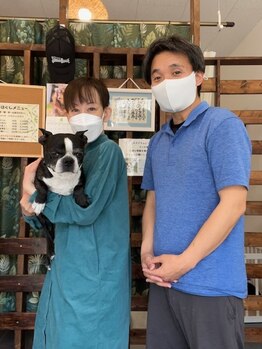 ワンダフル/施術後の記念撮影