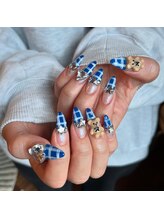 リノン(Linon)/チェック×くまさんパーツ