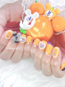 ファラウェイネイル(Faraway nail)/ハロウィンネイル☆