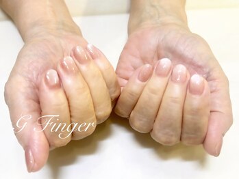 ジーフィンガー 大井町店(G Finger)/ベージュマグのうる艶ネイル