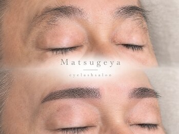 まつげ屋 イオン富士南店の写真/【メンズインク眉メイク】眉で清潔感と垢抜けFACE。薄眉、左右差、眉尻のお悩みに◎