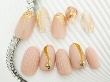 ネイルクロエ(NAIL KCLOE)/ミラーニュアンスネイル