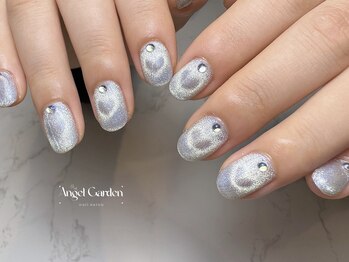 エンジェルガーデンネイル 池袋店(Angelgarden nail)/ハートマグネットネイル