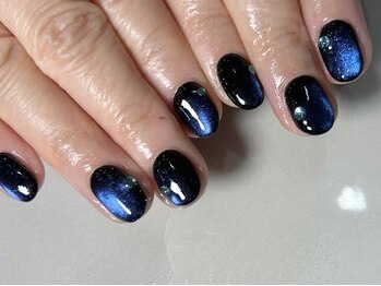 ネイルサロン タムタム(Nail Salon TamuTamu)/マグネットビー玉ネイル