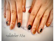 アーザ 吉祥寺(ASa)/黒猫ハロウィンネイル☆
