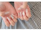 埋め尽くしドットネイル