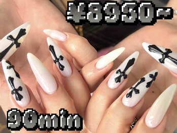 つめノさきの写真/《中崎町》持ち込み＆海外系デザインOK！Artやり放題90分¥8950～◆指先からセンスが漂う上級者な雰囲気を♪