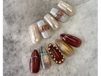 ネイル ブーマー(Nail BOOMER)の写真/【9月BOOMERデザイン★持ち込みOK（フィルイン）】個性派さんも大歓迎★周りと差がつくネイルを♪