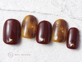 ネイルメゾン 池袋店(NAIL MAISON)/べっ甲金ぱく¥10550