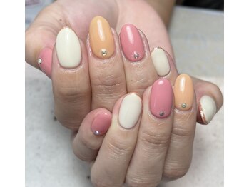 ヘアーアンドネイル ルシア(Hair&Nail Lucia)/定額デザインより春らしく♪