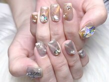 アールズネイル(R's Nail)の雰囲気（キラキラ★パーツつけ放題で韓国風◎周りと被らない華やかネイル）