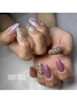 ジュリーネイル 所沢店/押し花ネイル