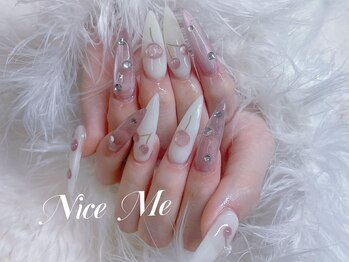 10本長さ出しワンホンネイル♪