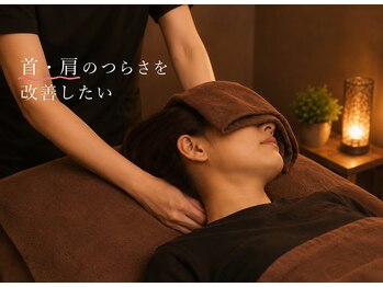 仙豆のちから×ドクターリセット 錦店の写真/【眼精疲労/首/肩/腰の疲れに】身体に繋がる頭皮をもみほぐし全身の血行を促進!