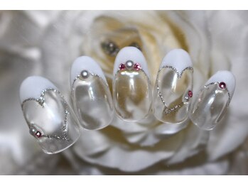 ネイルサロン ユーア(Yu a)/大人可愛い上品ネイル♪￥9980