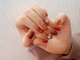 グリッターネイル