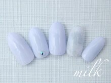 ミルク 希望ヶ丘(milk)/パステルブルーネイル