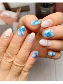 雲ネイル